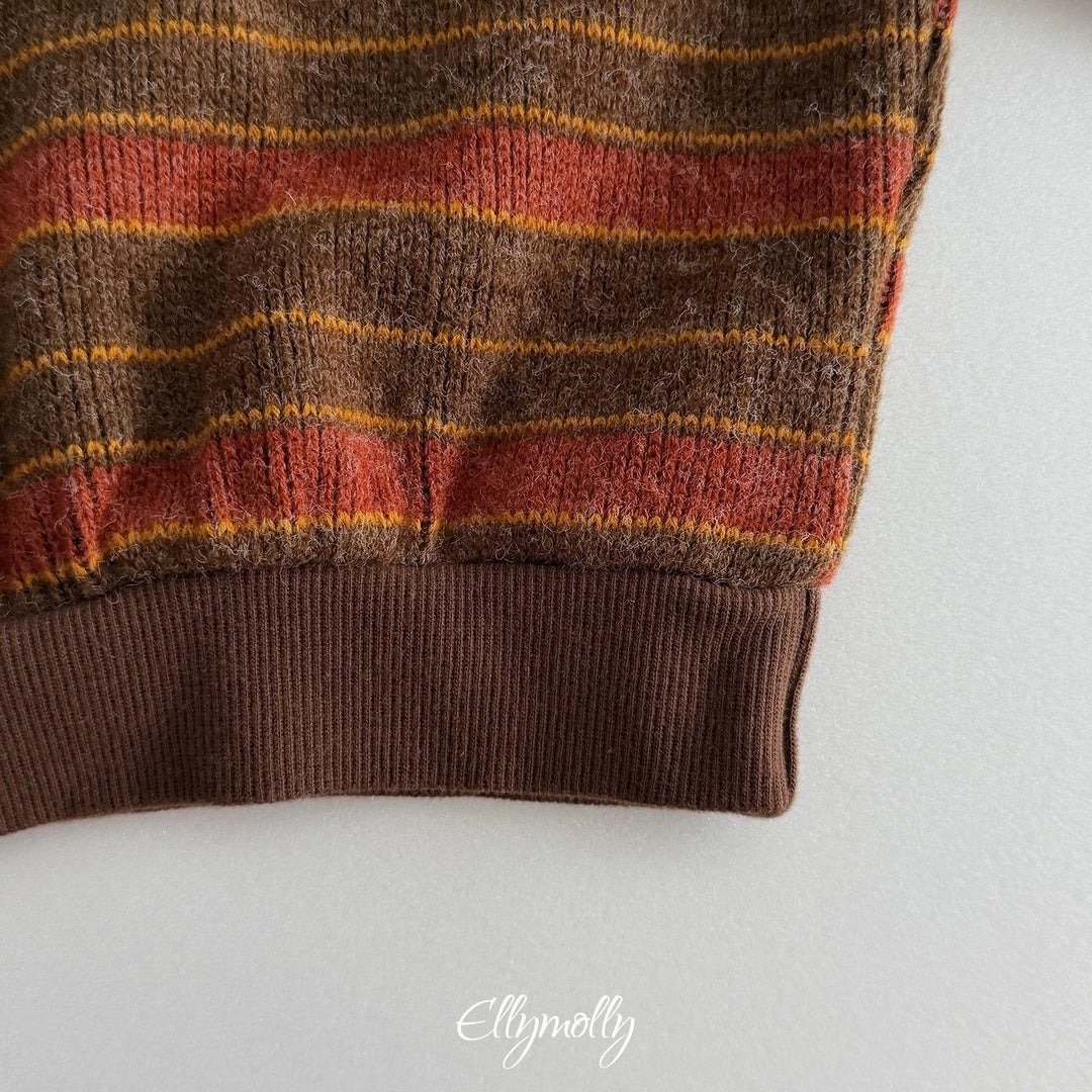 [ELLY MOLLY] Globe knit mtm