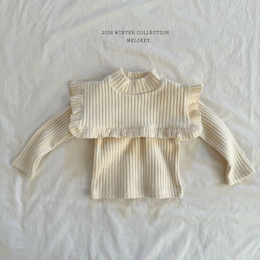 [Melikey] Cape frill tee