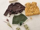[valubebe] Frill padded vest