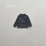 [BLACK BEAN] Stripe halfneck bebe tee