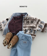 [BONITO] Nordic zip-up jumper