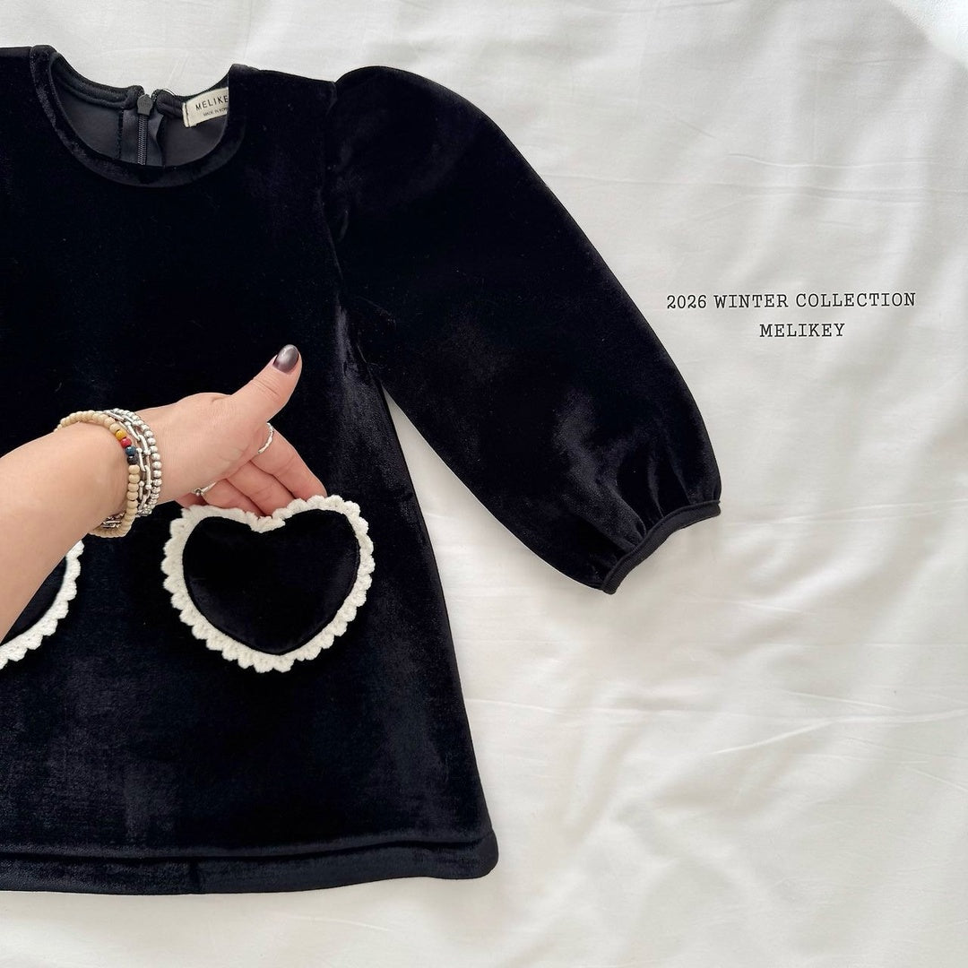 [Melikey] Double heart one-piece
