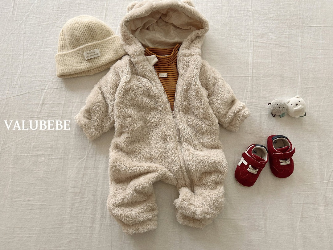 [valubebe] Bear fleece suit