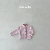 [milk powder] Puff cherry fleece jumper