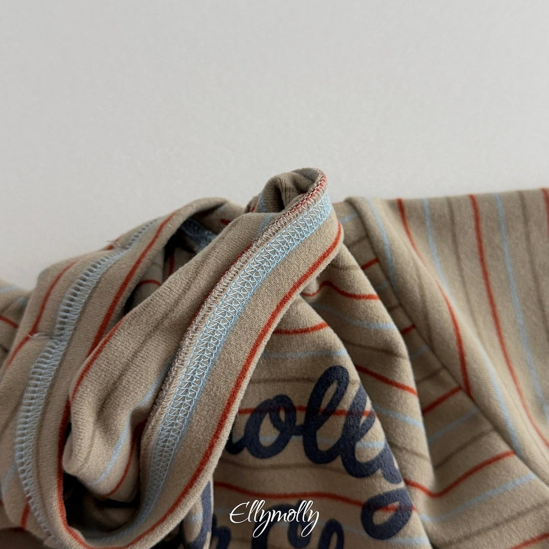 [ELLY MOLLY] Club stripe tee