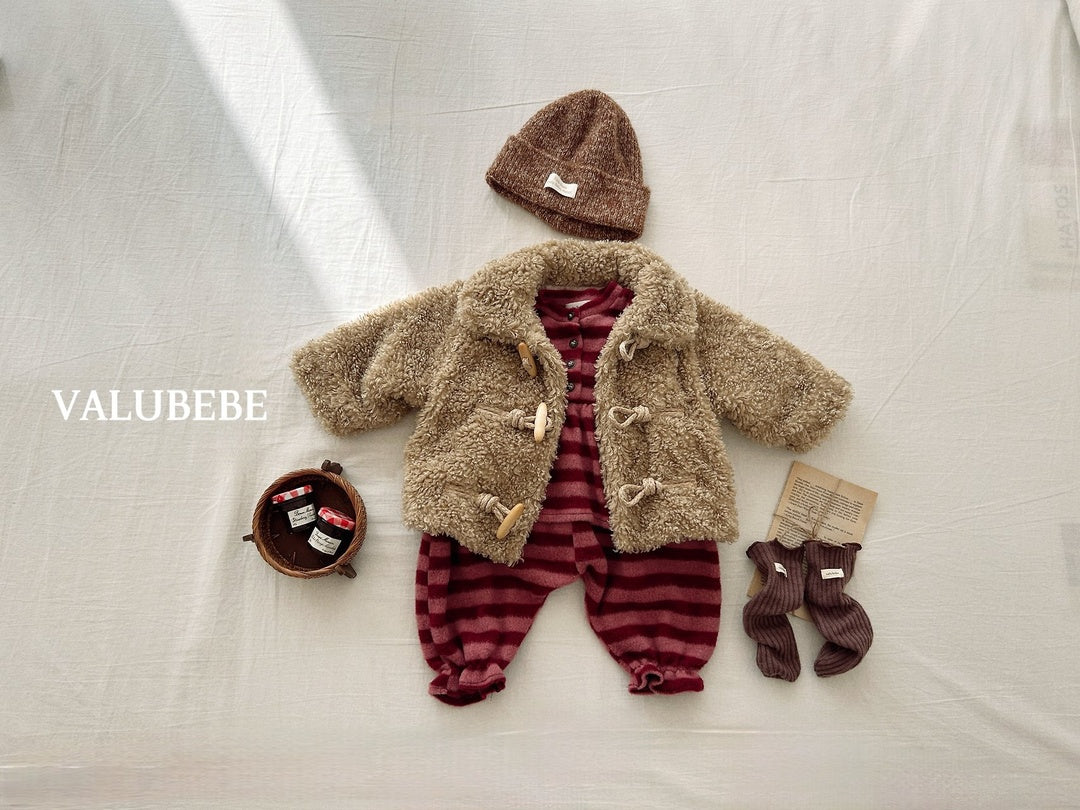 [valubebe] Teddy fur jacket