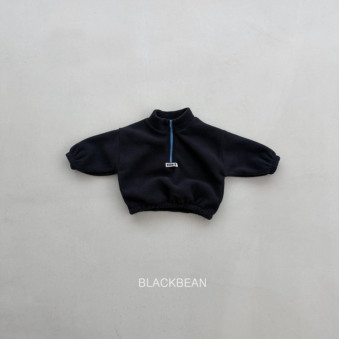 [BLACK BEAN] Volume zip up