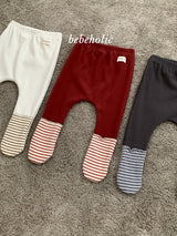 [bebeholic] Pippi stripe footed leggings