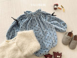 [valubebe] Dot ribbon rompers