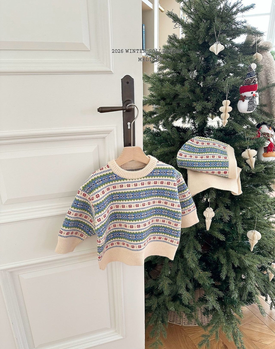 [Melikey] Vintage indian knit
