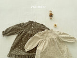 [valubebe] Flower boa one-piece