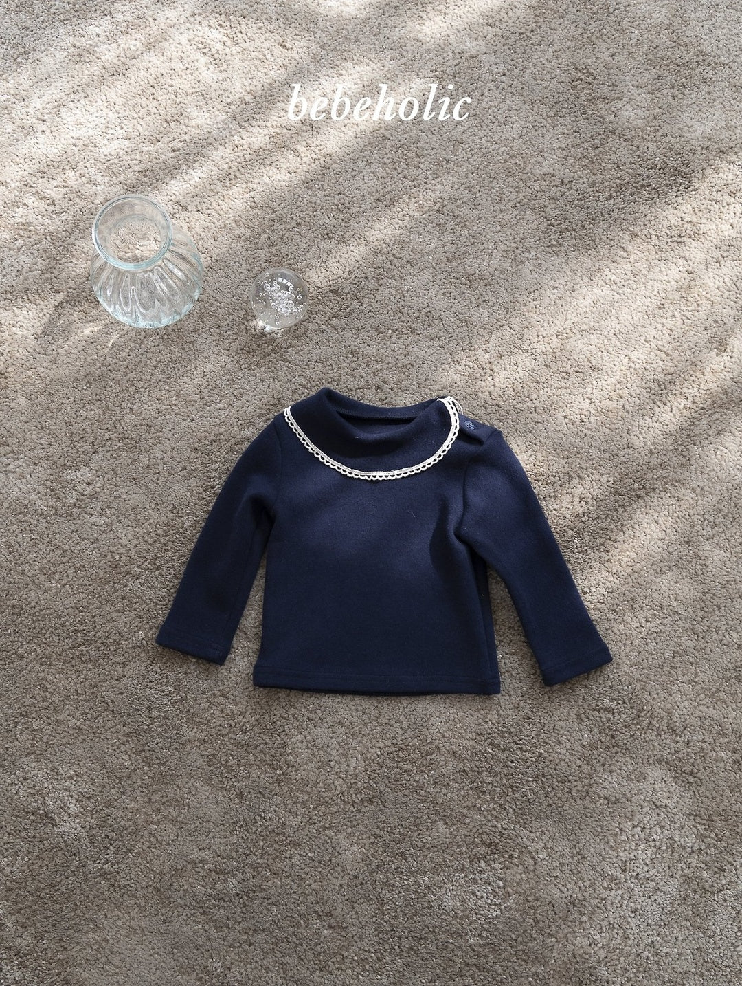 [bebeholic] Quilling collar tee