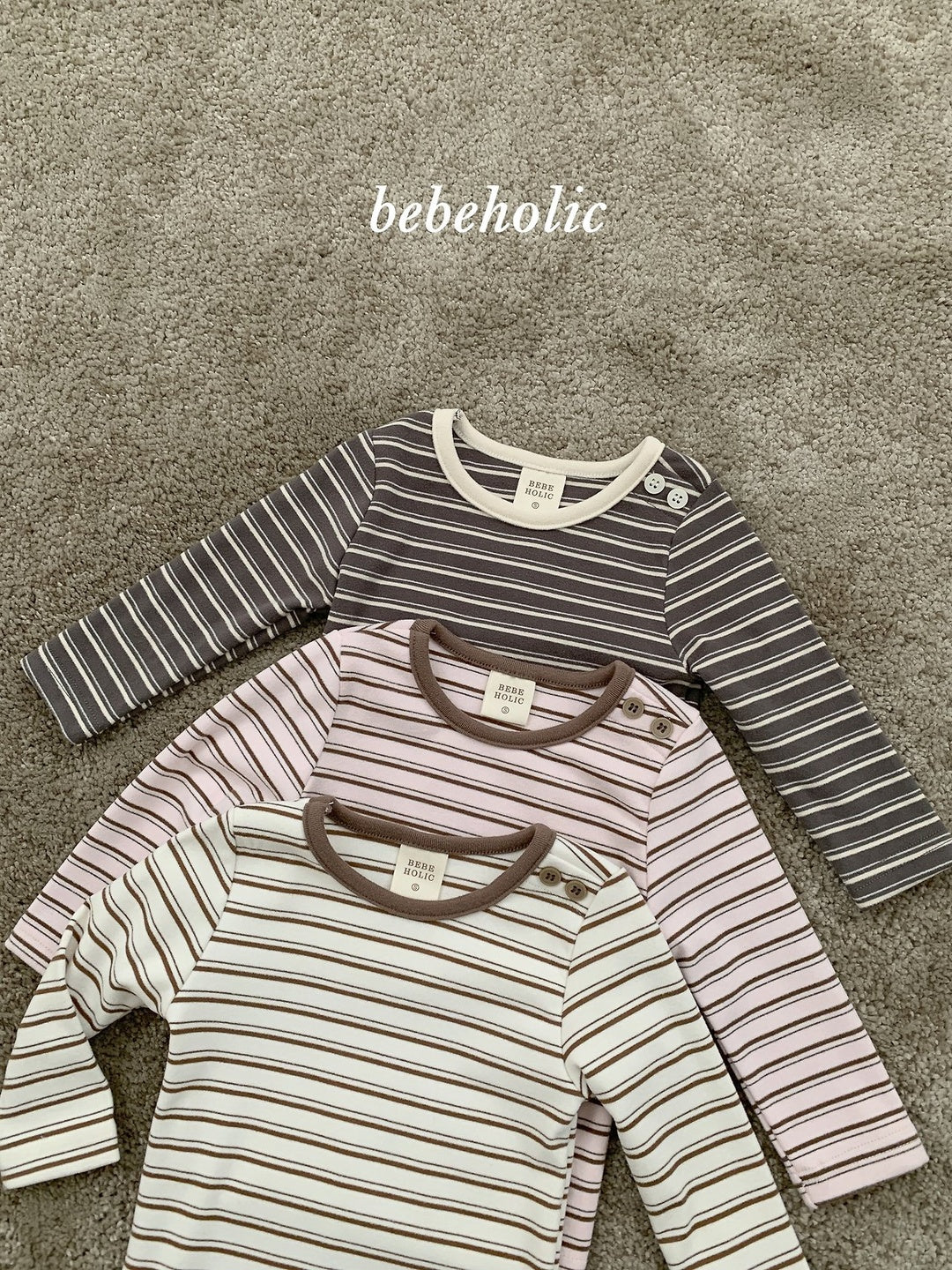 [bebeholic] Toto stripe tee