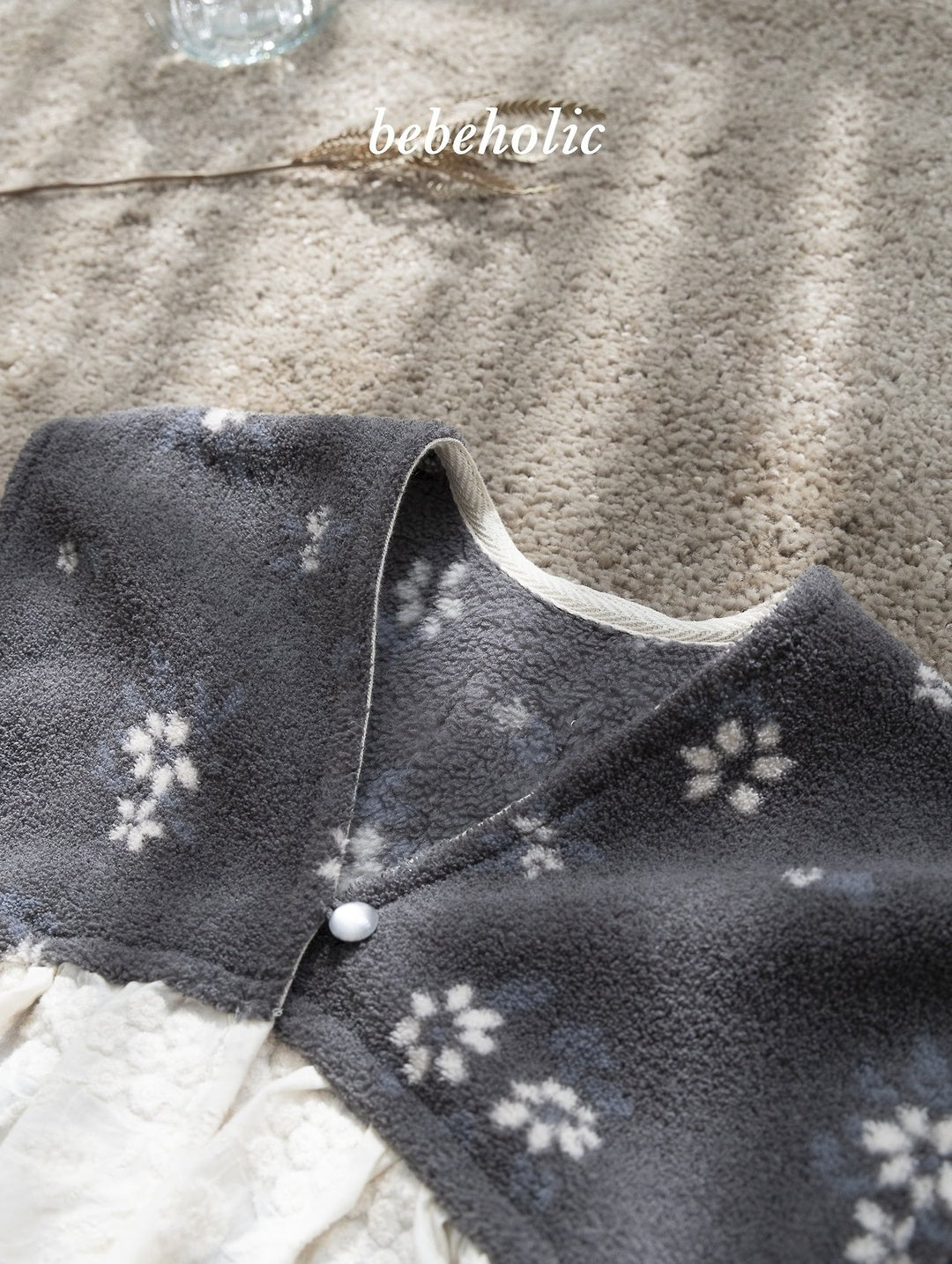 [bebeholic] Elsa flower lace vest