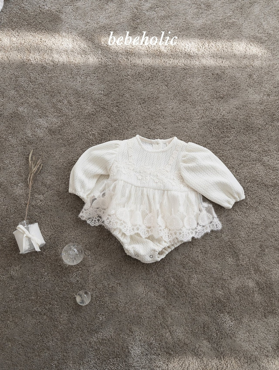 [bebeholic] Heart jelly rompers