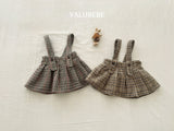 [valubebe] Marv check pleats skirt