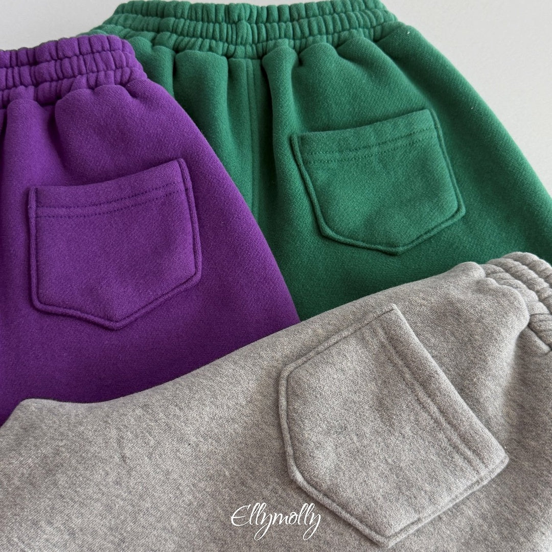[ELLY MOLLY] Arched jogger pants