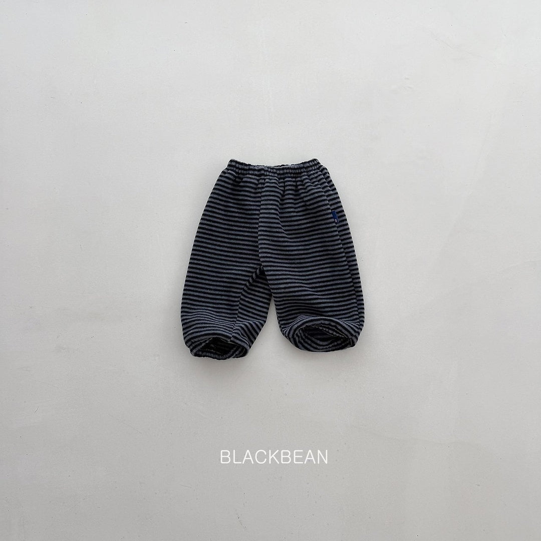 [BLACK BEAN] Churros stripe pants