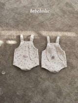 [bebeholic] Tiny rabbit suspender rompers