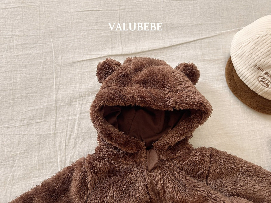 [valubebe] Bear fleece suit