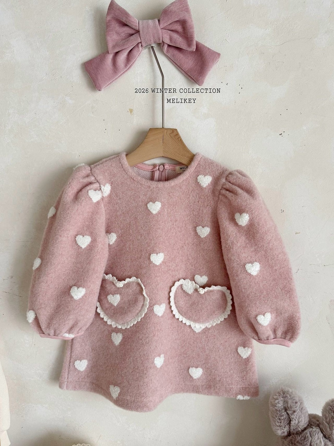 [Melikey] Double heart one-piece