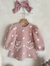 [Melikey] Double heart one-piece