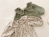 [valubebe] Garnet flower blouse