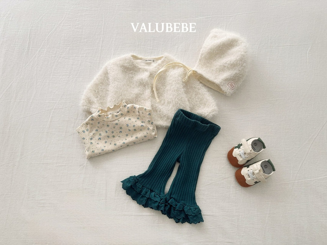 [valubebe] Rose flower mellow tee