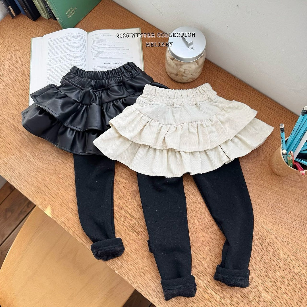 [Melikey] Tutu cancan skirt leggings