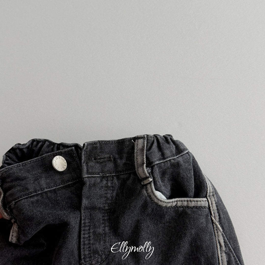 [ELLY MOLLY] Line week denim pants