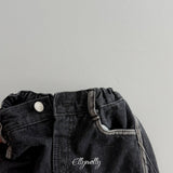 [ELLY MOLLY] Line week denim pants