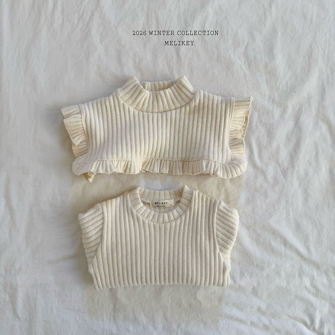 [Melikey] Cape frill tee