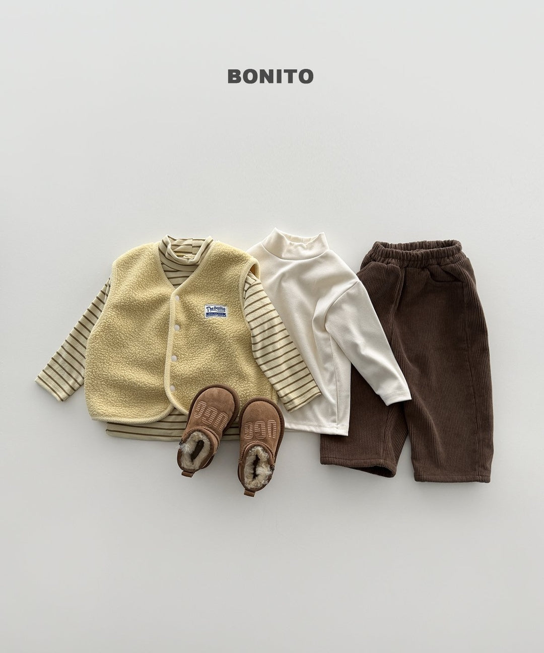 [BONITO] Mongle boa vest