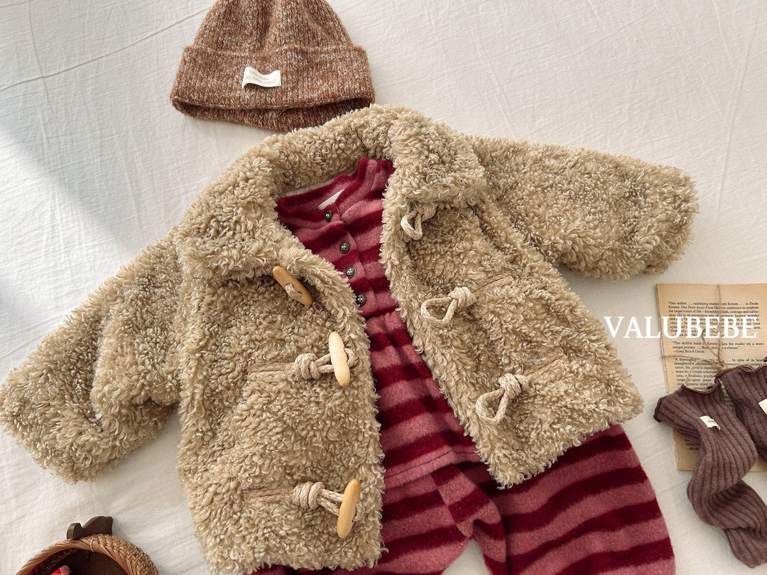 [valubebe] Teddy fur jacket