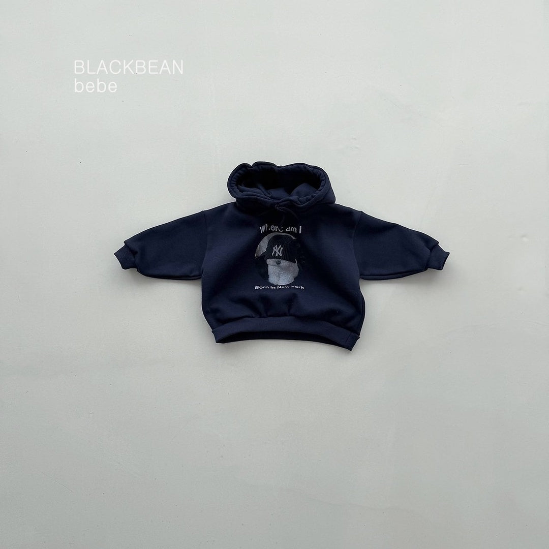 [BLACK BEAN] Beanie bebe hoodie