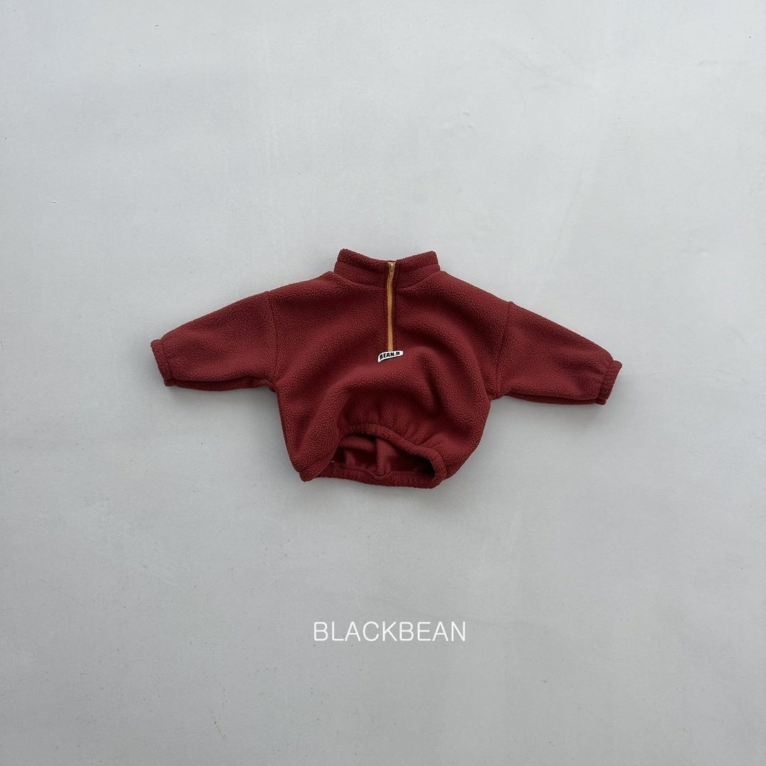 [BLACK BEAN] Volume zip up