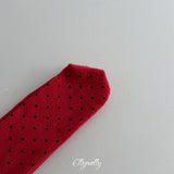 [ELLY MOLLY] Dot rib socks