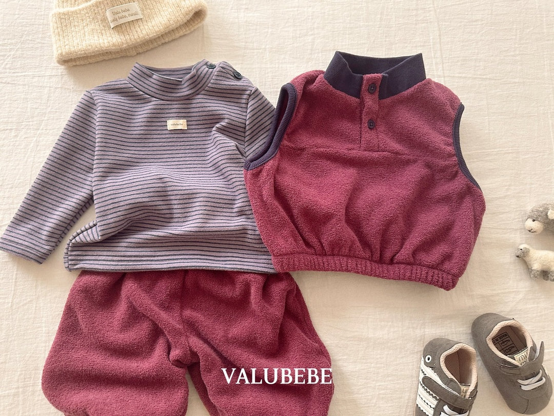 [valubebe] Mild fleece vest
