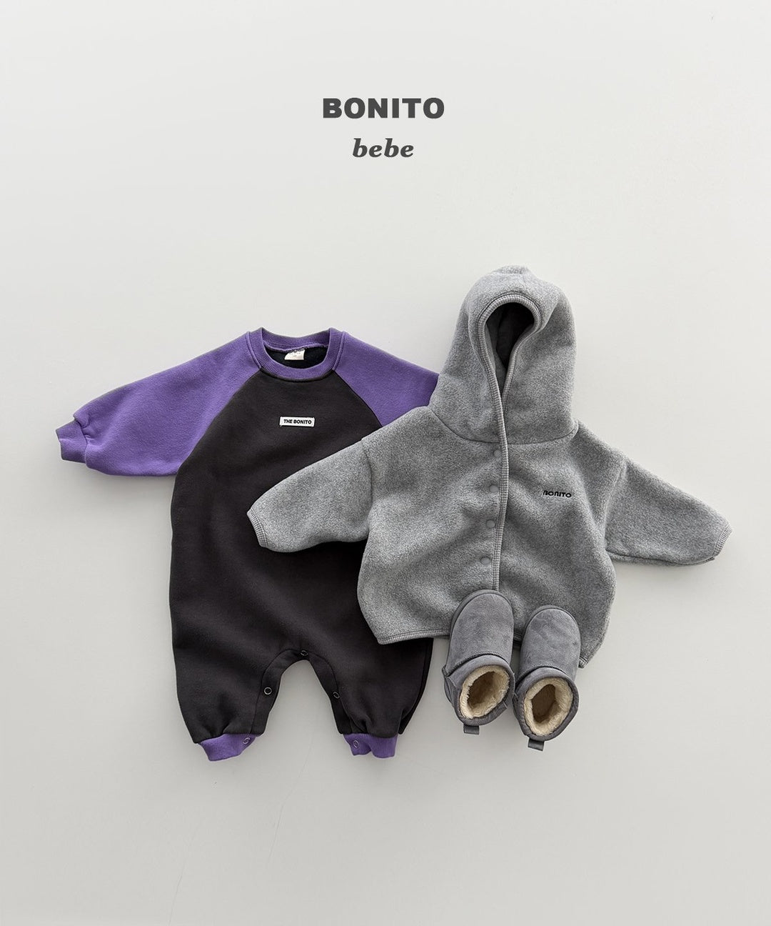 [BONITO] Color block rompers