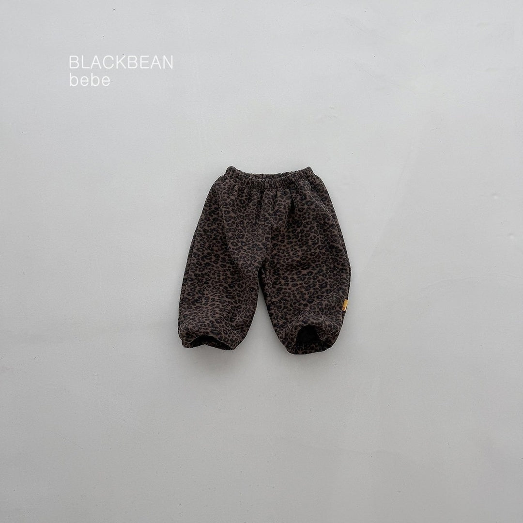 [BLACK BEAN] Leopard bebe pants