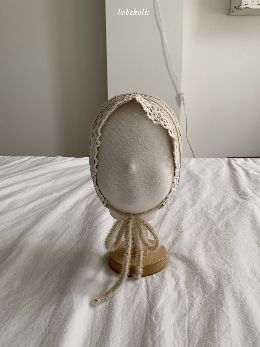[bebeholic] Twist knit bonnet