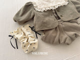 [valubebe] Crown ribbon mellow socks