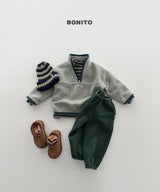 [BONITO] Cotton candy coloration half zip