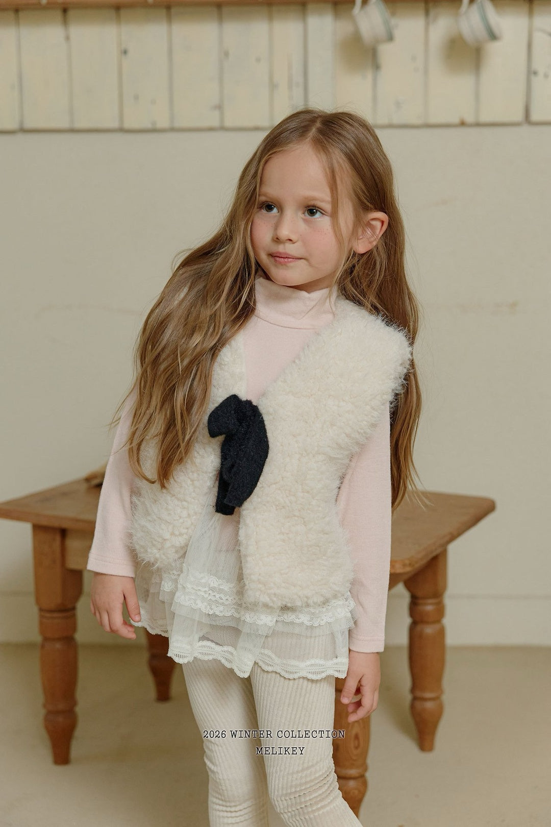 [Melikey] Pompom shasha mellow tee