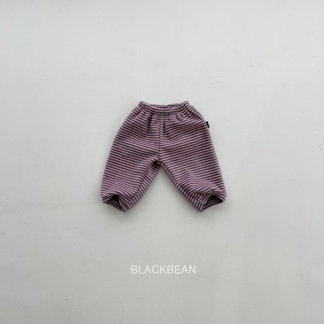 [BLACK BEAN] Churros stripe pants