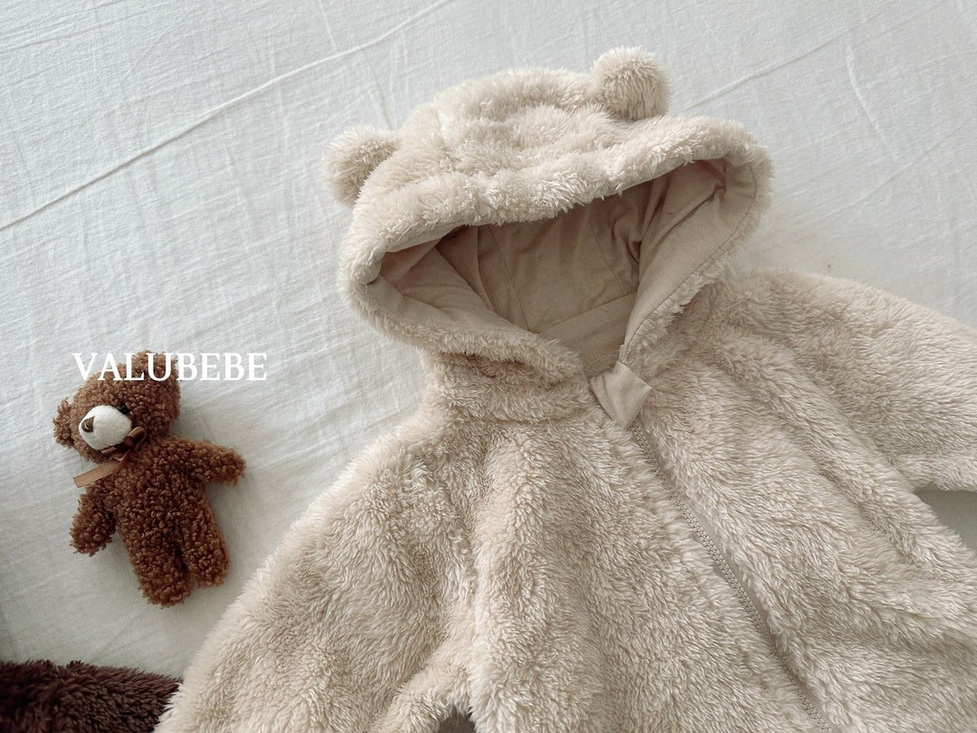 [valubebe] Bear fleece suit