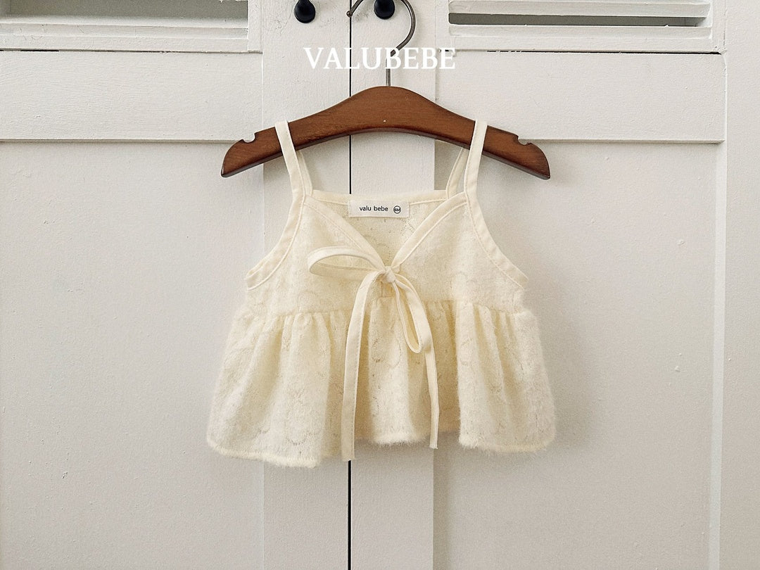 [valubebe] Heart lace bustier