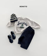 [BONITO] Two-tone knit beanie