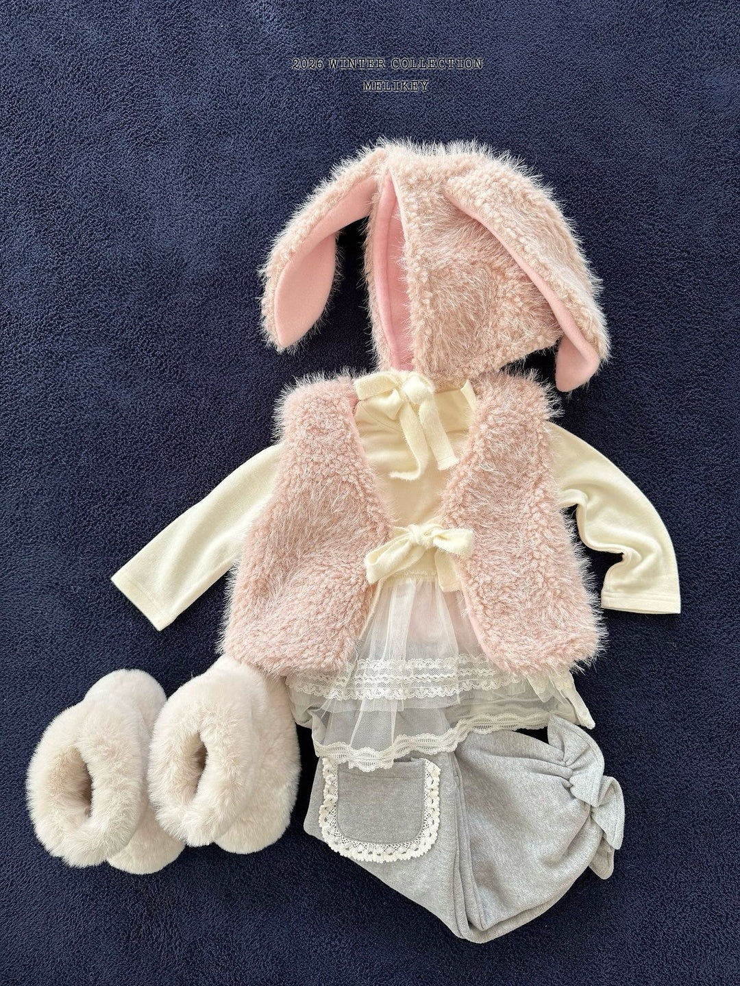 [Melikey] Rabbit fur hat