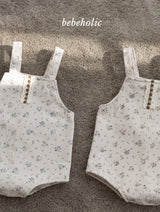 [bebeholic] Tiny rabbit suspender rompers